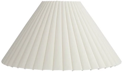 Pantalla Lámpara Grande Empire Caja Plisada 7" Superior x 20.5" Inferior x 10.75" H (Araña) Foto 1 de 4