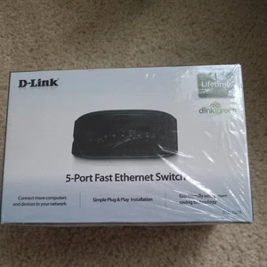 D-LINK (DES-1005E) 5-Port 10/100 Desktop Network Ethernet Switch - Bild 1 von 3