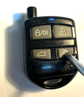 COMPUSTAR 4-BUTTON 600R KEYLESS CAR STARTER REMOTE FOB VA5JR260A433 +PROGRAMMING - Image 1 of 4
