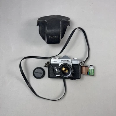 Cámara fotográfica Fujica ST 701 SLR 35 mm con lente Fujinon 55 mm f/1,8 probada y funcionando Foto 1 de 4