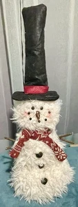PRIMITIVER FLAUSCHIGER WEISSER SCHNEEMANN LANDHAUS UNORDENTLICHES HAAR! WINTERWEIHNACHTEN #1 - Bild 1 von 2