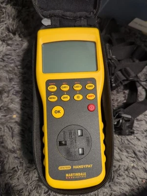 Martindale hpat600 Hand Held PAT Tester Never Used With Case And Leads - Image 1 of 4