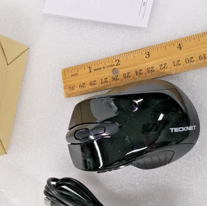 TECKNET Wireless Mouse (2.4G) 4800 DPI USB Black for PC MAC M003 - Picture 1 of 11