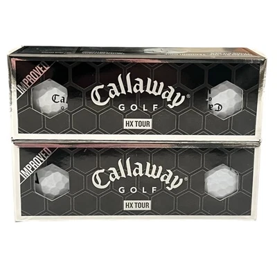 NEW 2 Boxes Callaway Golf HX TOUR 3 Balls Per Box Solid Core Tech - Image 1 of 4