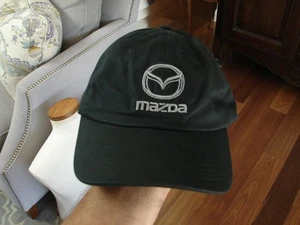 Klassische Mazda Baseball Cap Größenverstellbar, gesticktes Logo Papa Mütze schwarz neu - Bild 1 von 3
