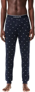 Pantalones de pijama de algodón elástico con patrón de cocodrilo Lacoste para hombre - Imagen 1 de 6
