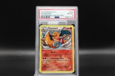 2016 POKEMON XY GENERATIONS RADIANT COLL #RC5 CHARIZARD PSA 8 - Image 1 of 4