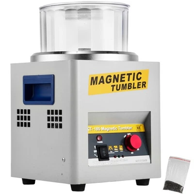 Magnetic Tumbler 2000RPM Jewelry Polisher Gemstone Super Finishing Machine - Image 1 of 4