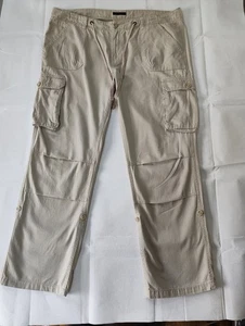 Tommy Hilfiger Hose Damen Cargo Tranformer Beige Größe 18 - Bild 1 von 13