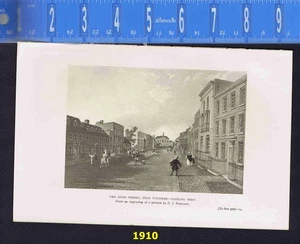 The High Street, High Wycome, Buckinghamshire, England, Niemann- 1910 Print - Picture 1 of 1
