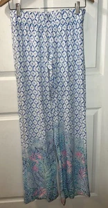 Lilly Pulitzer Womens Bal Harbour Palazzo Pants Multicolor Size XS - Picture 1 of 9