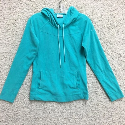 Suéter Columbia Extra Pequeño Adulto Verde Polar Sudadera con Capucha Bolsillos Informal Para Mujer XS Foto 1 de 4