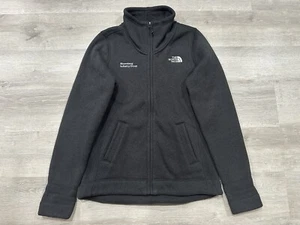 M19 The North Face Knit Fleece Full Zip Jacket in Gray Womens S Small *Bloomberg - Picture 1 of 11
