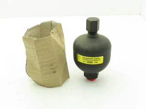 Hydac Hydraulic Diaphragm Accumulator MAWP 3000 PSI 20 Cu.In. SAE 1/2-8 - Picture 1 of 12