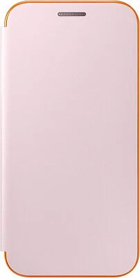 Funda Samsung Flip Folio para Samsung Galaxy A3 2017 - Rosa Neón/Naranja Foto 1 de 3