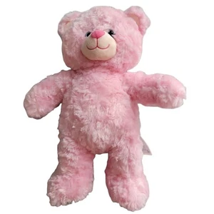 Costruisci un orso orsacchiotto rosa 16 pollici peluche sorridente peluche giocattolo BAB Lovey - Foto 1 di 8