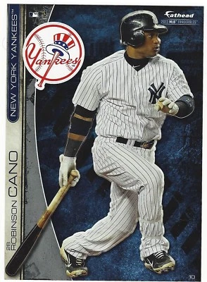 ROBINSON CANO NEW YORK YANKEES FATHEAD TRADEABLES REMOVABLE STICKER 2013 #10 - Image 1 of 4