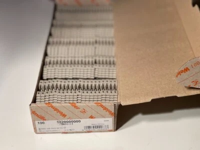 NEW WEIDMULLER TERMINAL BLOCKS 1020000000, 100 pcs - Image 1 of 3