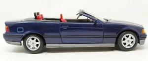 1993 BMW 325i Convertible 1:18 Scale Diecast Automotive Model Blue Sports Car - Picture 1 of 5