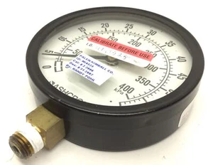 Ashcroft 405-06 Manometer, Fläche: 3-5/8", 0-60psi (0-400kPa), 1/4"NPT - Bild 1 von 5