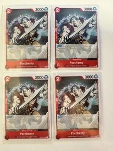 OP07-012 One Piece TCG CCG Porchemy (C) Rojo 500 Años 4X Juego Inglés - Imagen 1 de 2