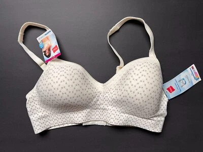 ¡Nuevo! Sujetador Camiseta Hanes 4 Vías Elastizado SmoothTec Sin Alambres Talla M Cómodo Ajuste Flexible Foto 1 de 4