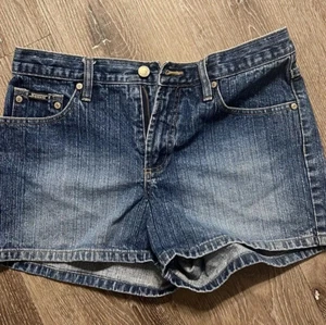 SQUEEZE Denim Shorts Junior Size 7/8 - Picture 1 of 7