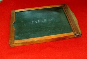 5x7 inch Dry Film Plate Holder Vintage Antique Wood Needs TLC - Picture 1 of 3