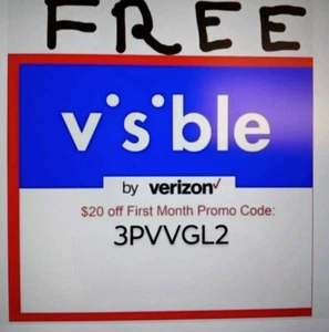 Visible Promo Cde Save $20! - Photo 1/1