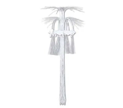 Columna Colgante Tapa Graduada Blanca #57543w, Decoración Graduación Blanca, 1/paquete Foto 1 de 4