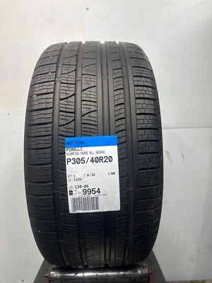 1 Used Pirelli Scorpion Verde All Season P305/40R20 3054020 305/40/20 112V 8/32 - Image 1 of 4