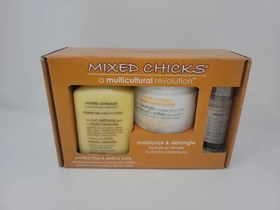 Quad Pack - A Curly Revolution by Mixed Chicks for Unisex, 4 Pc Kit Conditioner Foto 1 de 4