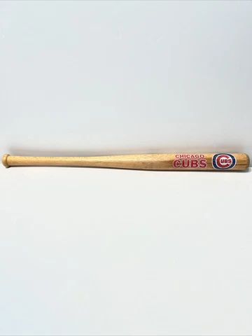 Chicago Cubs Louisville 18" Mini Baseball Bat Woodgrain Cover