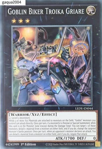 YuGiOh Goblin Biker Troika Griare LEDE-EN044 Super Rare 1st Edition - Picture 1 of 1