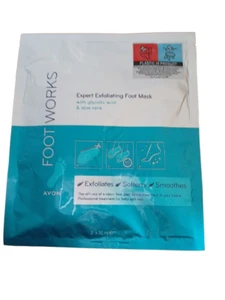 (1L/167,25€) Avon Foot Works Exfolierende Fußmaske mit Glykolsäure & Aloe Vera - Bild 1 von 1