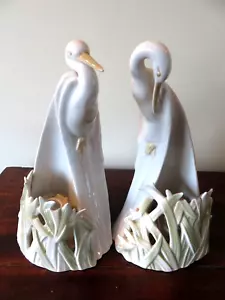 Fitz & Floyd Crane Ceramic Candle holders Vintage 1981 - Picture 1 of 17
