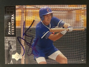 1995 Upper Deck SIGNED: Kennie Steenstra, CUBS