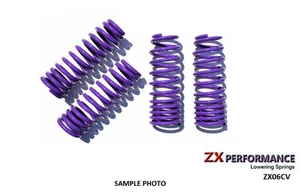 ZX Purple Lowering Springs 2.0"F/2.0"R for 2006-2011 Honda Civic Si Base ALL - Picture 1 of 3