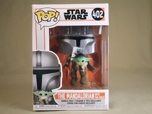 Funko Pop The Mandalorian with The Child #402 Star Wars The Mandalorian Box Dam. - Picture 1 of 10