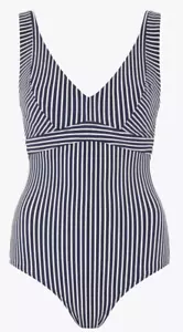 Chantelle Femilet Damen Bügel Badeanzug Gr.38 UK S Einteiler Gestreift Blau - Bild 1 von 8