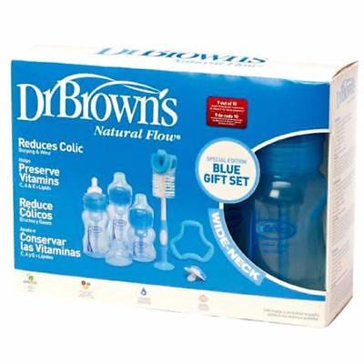 Dr. Brown's Wide Neck Bottle Gift Set Blue • 24.95$