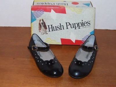 Hush Puppies Mary Ann 黑色漆皮正装鞋 — 第 1/4 张图片