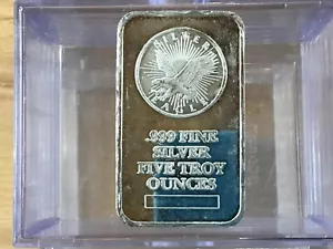 Sunshine Minting Inc Silver Eagle 5 ounce Struck Silver Bar E0447 - Picture 1 of 6