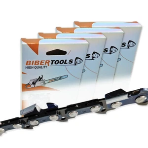 4 Halbmeißel Sägeketten 30cm 3/8"LP 1,1mm 44TG f. Stihl E140 - Bild 1 von 1