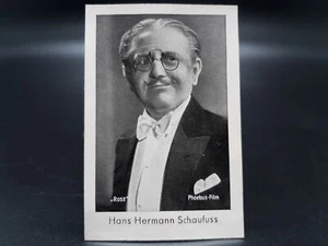 1930s Ramses Film Stars Hans Hermann Schaufuss Rare Tobacco Cigarette Movie Card - Picture 1 of 2