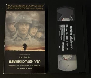 Saving Private Ryan VHS Tom Hanks Matt Damon Tom Sizemore Edward Burns 1999 Used - Picture 1 of 8