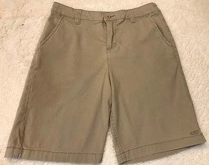 O'Neil Boy's Shorts Standard Fit Khaki Flat Front Size 27 - Picture 1 of 3