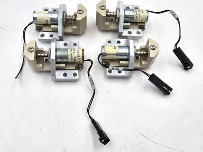 Lot of 4 MAGNETIC SENSOR SYSTEM S-10-50-32 Tubular Push Type Solenoid - Image 1 of 3