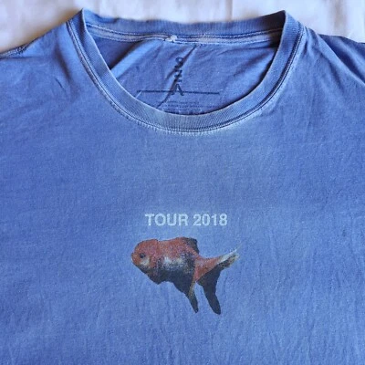 Vince Staples Big Fish Theory 2018 Tour Hip-Hop Rapper Blue Med Graphic T-Shirt - Изображение 1 из 4