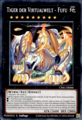 Yugioh CYAC-DE046 Tiger der Virtualwelt – Fufu - Bild 1 von 2